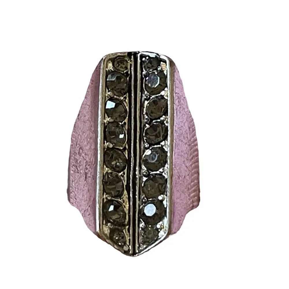 NWOT rhinestone ring size 8